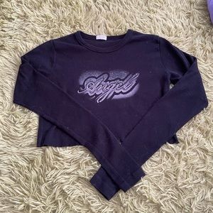 NWOT Rare Brandy “Angel” Graphic Long Sleeve